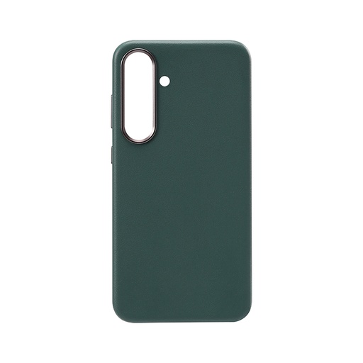 [CS-S25P-ALC-DB] Leatherette Case with inner Magsafe for Galaxy S25 Plus / S24 Plus - Dark Green