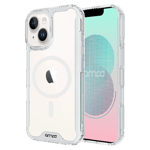 [AA-IPH13-MAG-CRYSTALCLR] Ampd - Tpu  /  Acrylic Crystal Clear Case For Apple Iphone 13 - Clear