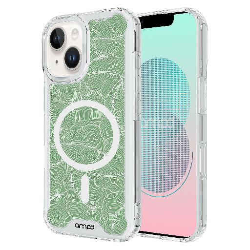 [AA-IPH13-HDPRINT-PALM] Ampd - Hd Print Magsafe Case For Apple Iphone 13 - Palm