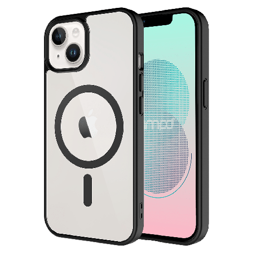 [AA-IPH13-MAGBUMP-BLK] Ampd - Tpu  /  Acrylic Bumper Case For Apple Iphone 13 - Black