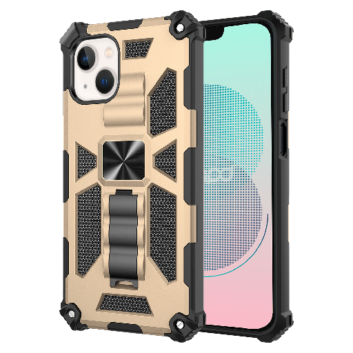 [AA-IPH13-SPIDERKICK-GLD] Ampd - Dual Layer Spiderkick Case For Apple Iphone 13 - Gold