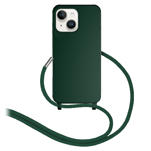 [AA-IPH13-CRSSSTRP-GRN] Ampd - Real Feel Tpu Crossbody Strap Case For Apple Iphone 13 - Green