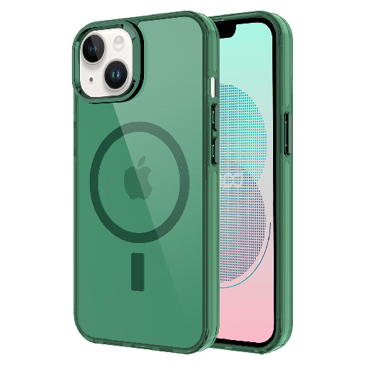 [AA-IPH13-CLRPOPMAG-GRN] Ampd - Tpu  /  Acrylic Drop Magsafe Case For Apple Iphone 13 - Green
