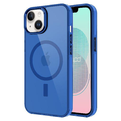 [AA-IPH13-CLRPOPMAG-BLU] Ampd - Tpu  /  Acrylic Drop Magsafe Case For Apple Iphone 13 - Blue