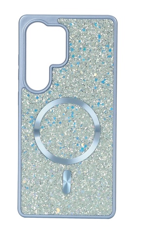 [CS-S25P-BCM-BL] Blinged Case with Magsafe for Galaxy S25 Plus / S24 Plus - Blue