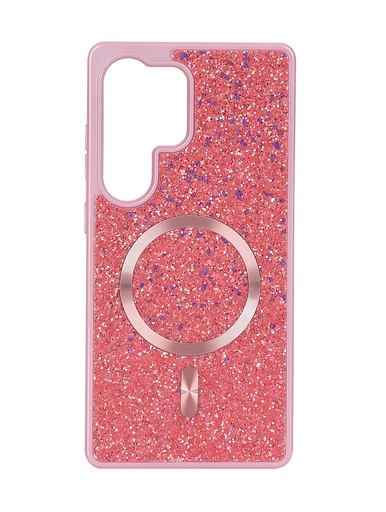 [CS-S25P-BCM-PN] Blinged Case with Magsafe for Galaxy S25 Plus / S24 Plus - Pink