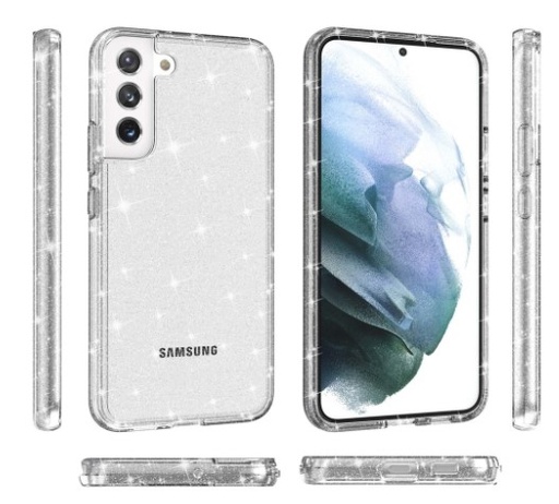 [CS-S25-TSP-CLR] Transparent Sparkle Case for Galaxy S25 / S24 - Clear