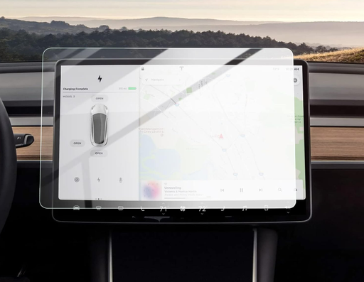 [TG-TSL-17] Tesla Clear Screen Protector 17" Compatible With 2023 - Model X & Model S  (1 Pc)