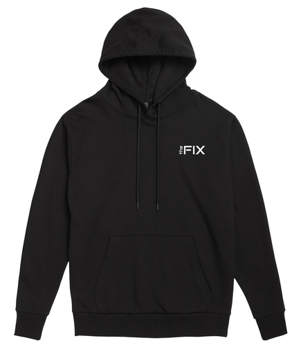 [HOODIE-L-BK] Men's Black Hoodie - Size Large