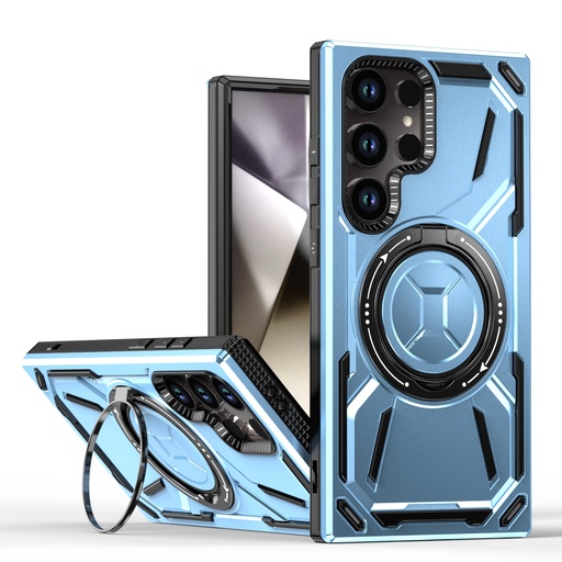 [CS-S25P-ARSC-LBL] Armor Rotate Stand Case with Magsafe for Galaxy S24 / S25  Plus - Light Blue