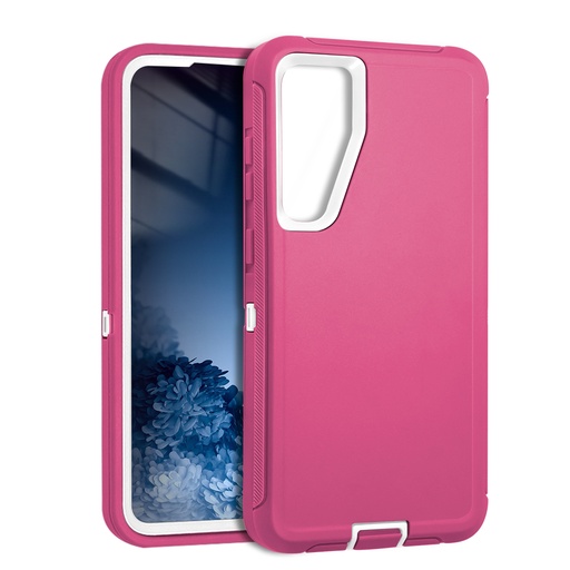 [CS-S25P-OBD-PNWH]  DualPro Protector Case for Galaxy  S25 Plus - Pink & White