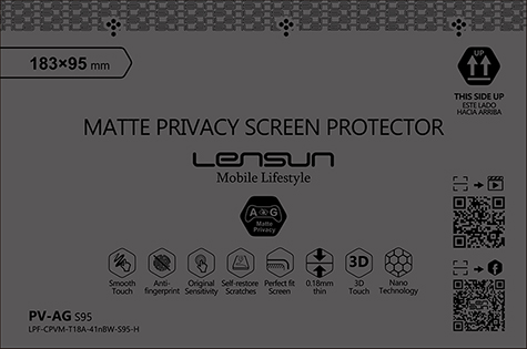 [TL-LS-PV-AG-S95] Matte Privacy Screen Protector (PV-AG-S95) (10 pcs/box)