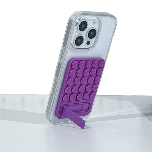 [AC-OSS-BR-PU] Octogrip Silicone Suction Grip Bracket (Phone Adhesive Mount) - Purple