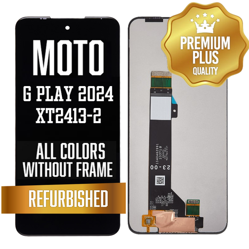 [LCD-XT24132-BK] LCD Assembly without Frame Compatible For Motorola Moto G Play 2024 (XT2413-2) (Premium)