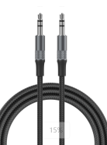 [ACE-LDN-LSY-81A-BK] LDNIO LSY81A Audio Cable 3.5 mm Black (3 ft)