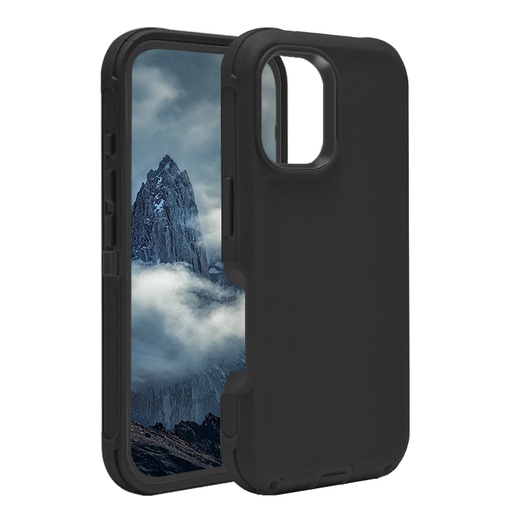[CS-I16-OBD-NEW-BK] DualPro Protector Case for iPhone 16 (2025 Design)- Black
