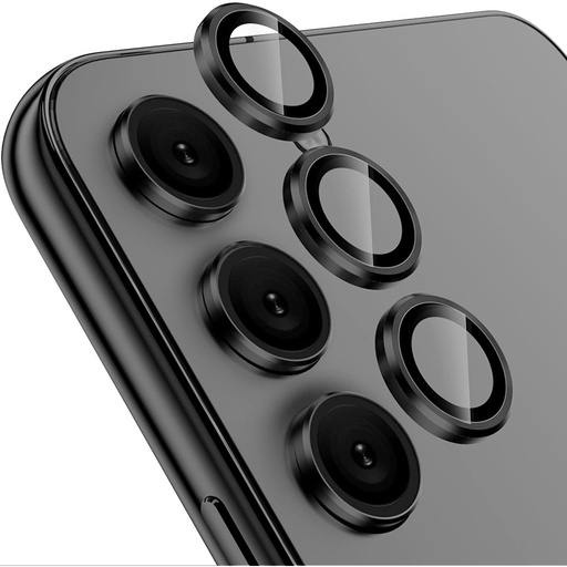 [TG-S25P-RCL-BK] Ring Camera Lens w/HD Tempered Glass for Samsung S25 Plus (Black)