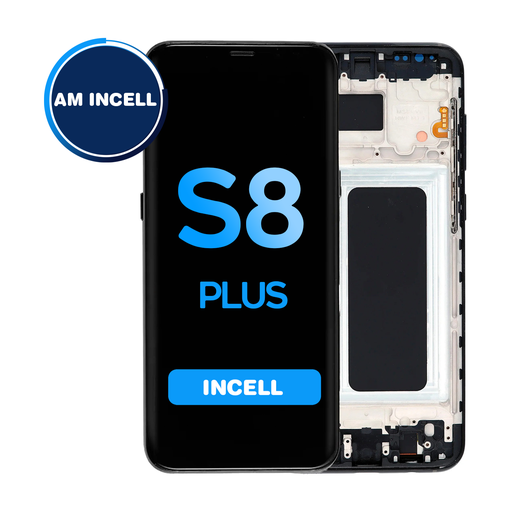 [LCD-S8P-WF-STD-BK] LCD Assembly for Samsung Galaxy S8 Plus (G955) with Frame - (Does not support Fingerprint) - Black (Aftermarket - Incell)