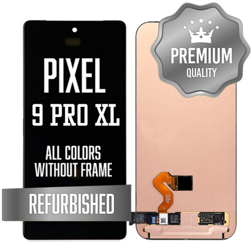 [LCD-GP9PXL-FP-BK] LCD Assembly for Google Pixel 9 Pro XL Without Frame (With Fingerprint Sensor) - All Colors (Premium/ Refurbished)
