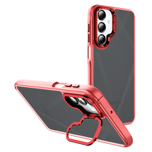 [AA-A165G-CAMKICK-RED] Ampd - Acrylic Smoke Camkick Magsafe Case For Samsung Galaxy A16 5g - Red