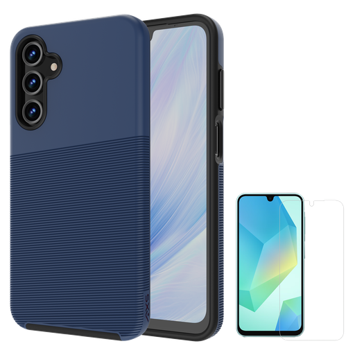 [PSAMR1101] Axs - Protech Plus Case And Armorglass Screen Protector For Samsung Galaxy A16 5g - Astral Blue