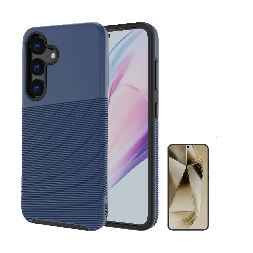 [PSAMR1211] Axs - Protech Plus Case And Armorglass Screen Protector For Samsung Galaxy S25 Plus - Astral Blue