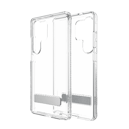 [702317281] Zagg - Crystal Palace Case With Kick Stand For Samsung Galaxy S25 Ultra - Clear