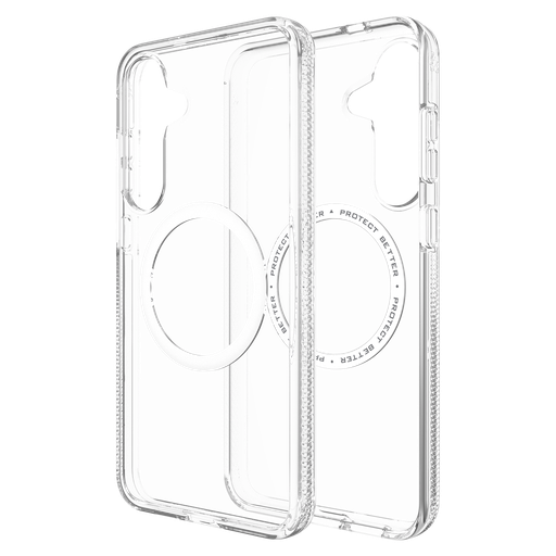 [702317277] Zagg - Crystal Palace Snap Magsafe Case For Samsung Galaxy S25 Plus - Clear