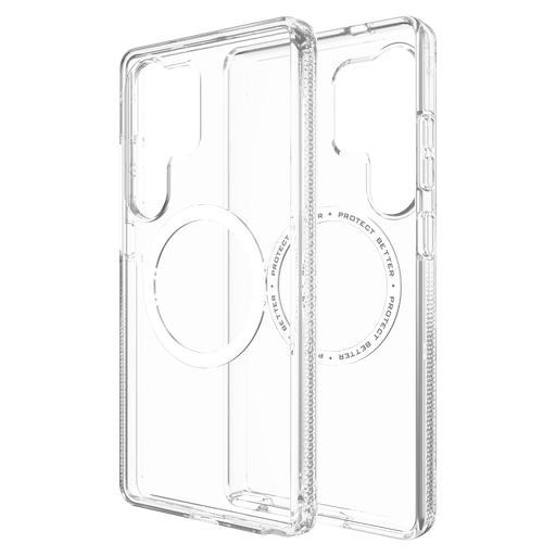 [702317278] Zagg - Crystal Palace Snap Magsafe Case For Samsung Galaxy S25 Ultra - Clear