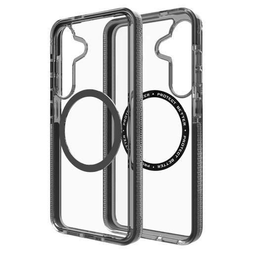[702317297] Zagg - Santa Cruz Snap Magsafe Case For Samsung Galaxy S25 - Black