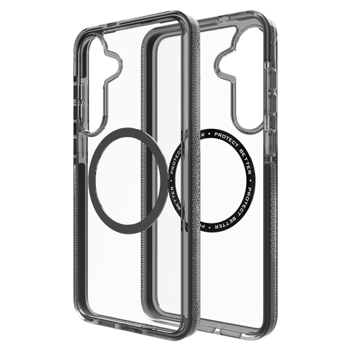 [702317298] Zagg - Santa Cruz Snap Magsafe Case For Samsung Galaxy S25 Plus - Black