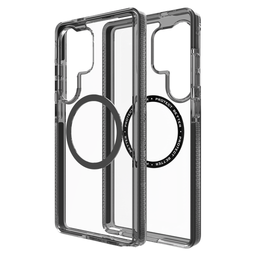 [702317299] Zagg - Santa Cruz Snap Magsafe Case For Samsung Galaxy S25 Ultra - Black