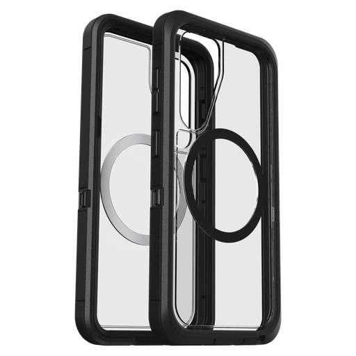 [77-97637] Otterbox - Defender Pro Xt Clear Magnetic Case For Samsung Galaxy S25 - Dark Side
