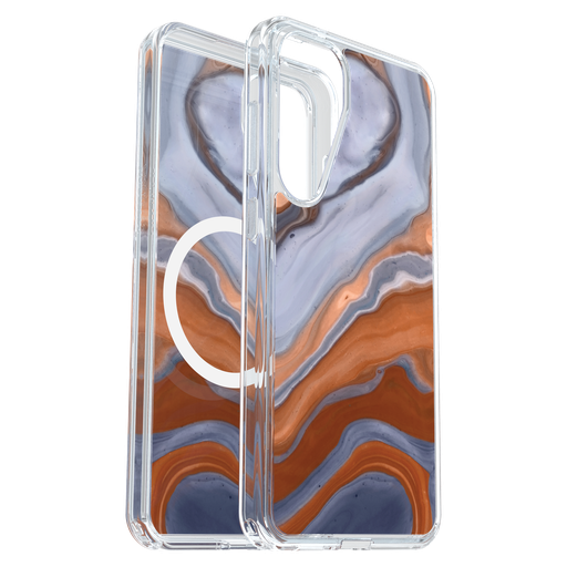 [77-97695] Otterbox - Symmetry Clear Magnetic Case For Samsung Galaxy S25 Plus - High Desert Marble