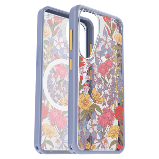 [77-97692] Otterbox - Symmetry Clear Magnetic Case For Samsung Galaxy S25 - Floral Clear