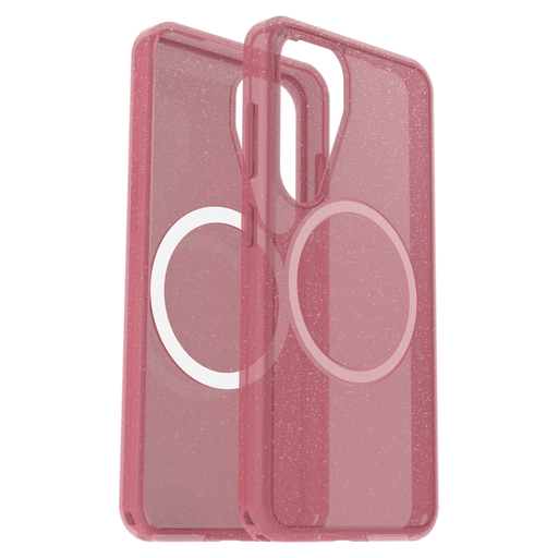 [77-97409] Otterbox - Symmetry Clear Magnetic Case For Samsung Galaxy S25 - Foxberry Pink
