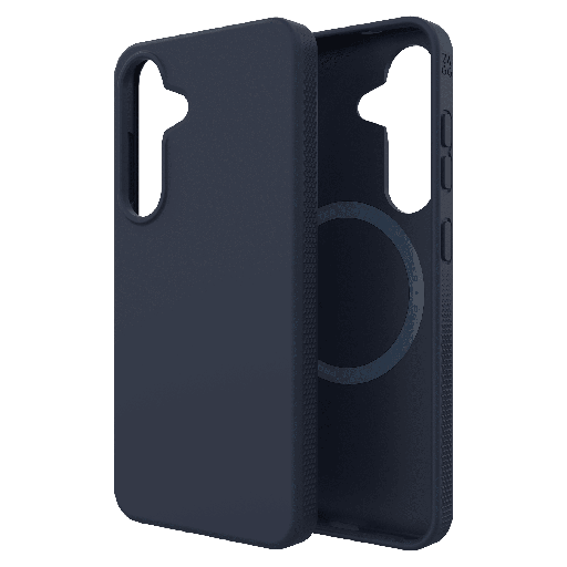 [702318056] Zagg - Milan Snap Opaque Case For Samsung Galaxy S25 - Navy