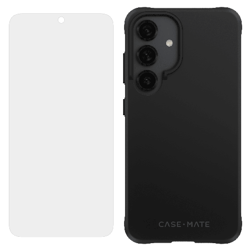 [CM055752] Case-mate - Protection Pack Tough Case And Flexishield Screen Protector For Samsung Galaxy S25 - Black