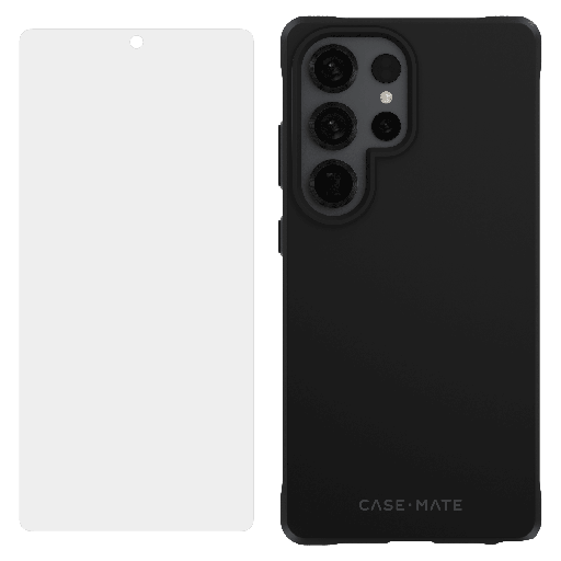 [CM055756] Case-mate - Protection Pack Tough Case And Flexishield Screen Protector For Samsung Galaxy S25 Ultra - Black