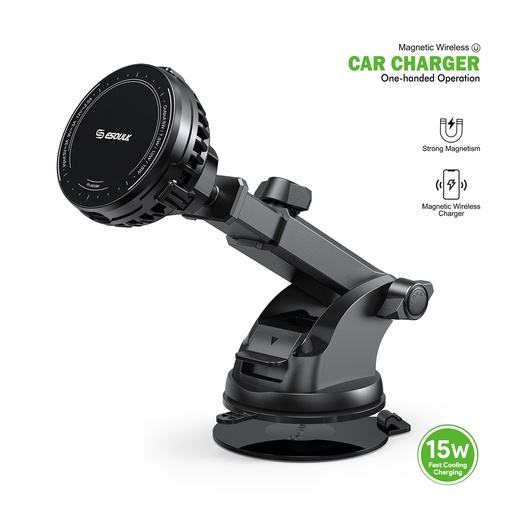 [ACE-EK-6003-BK] Esoulk 15W Magnetic Wireless Car Charger (Black)