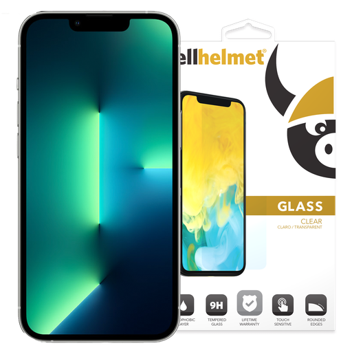 [TEMP-IPHONE-6.7-2021] Cellhelmet - Tempered Glass Screen Protector For Apple Iphone 14 Plus  /  13 Pro Max - Clear