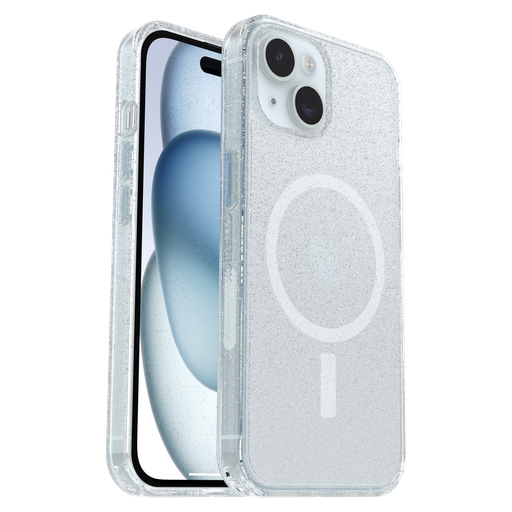 [77-98191] Otterbox - Symmetry Clear Magsafe Case For Apple Iphone 15   /   Iphone 14   /   Iphone 13   /   Iphone 16e - Stardust 3.0