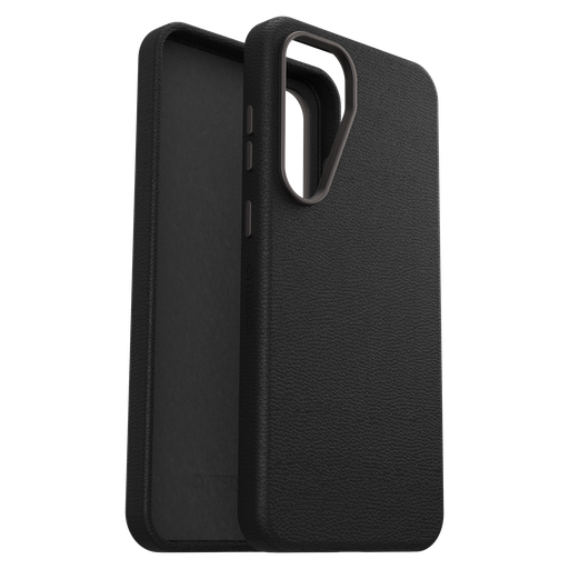[77-97445] Otterbox - Symmetry Cactus Leather Case For Samsung Galaxy S25 Plus - Noir Ash