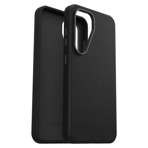 [77-97384] Otterbox - Symmetry Cactus Leather Case For Samsung Galaxy S25 - Noir Ash
