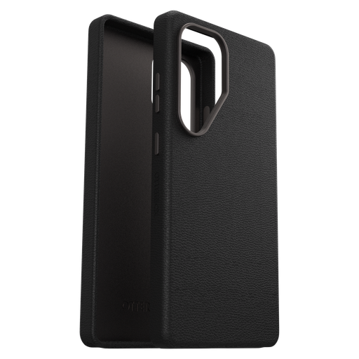 [77-97506] Otterbox - Symmetry Cactus Leather Case For Samsung Galaxy S25 Ultra - Noir Ash