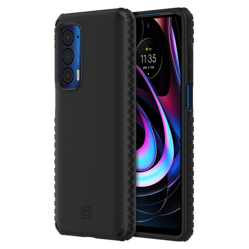 [MT-480-BLK] Incipio - Grip Case For Motorola Edge 2021  /  Edge 5g Uw - Black