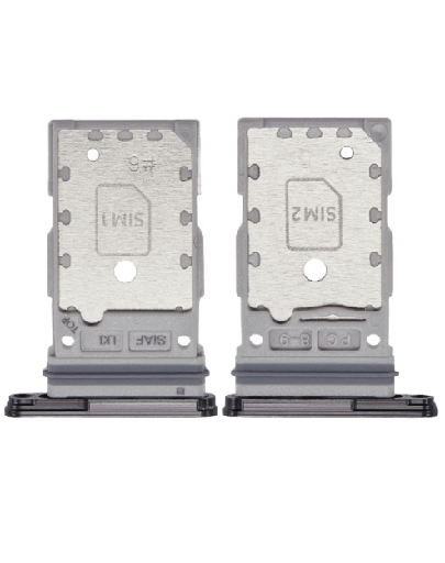 [SP-S23P-DSCT-BK] Dual Sim Card Tray For Samsung Galaxy S23 5G / S23 Plus 5G (Phantom Black) (Premium)