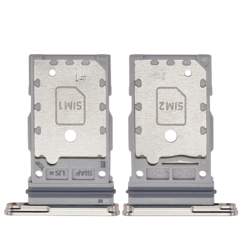 [SP-S23P-DSCT-CR] Dual Sim Card Tray For Samsung Galaxy S23 5G / S23 Plus 5G (Cream) (Premium)