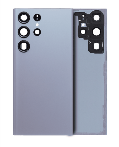 [SP-S23U-BCV-GRP] Back Cover Glass With Camera Lens For Samsung Galaxy S23 Ultra 5G (No Logo) (Graphite)