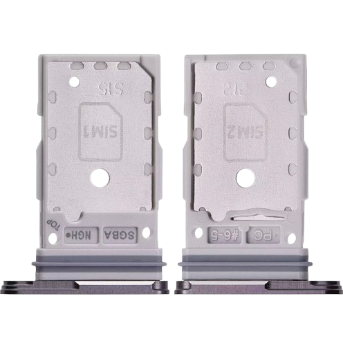 [SP-S24FE-DST-GRP] Dual Sim Card Tray For Samsung Galaxy S24 FE 5G (Premium) (Graphite)